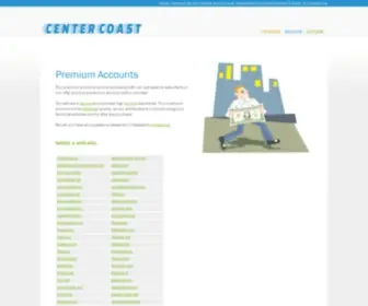Centercoast.net(Premium Accounts Reseller) Screenshot