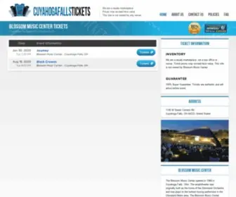 Centercuyahogafalls.com(Blossom Music Center Cuyahoga Falls) Screenshot