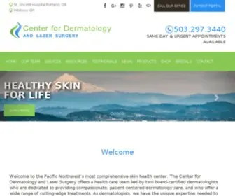 Centerdermlaser.com(Center for Dermatology and Laser Surgery) Screenshot
