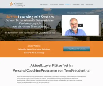 Centered-Learning.de(Speed Reading) Screenshot