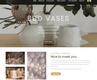 Centeredceramics.com.au(Pottery Course) Screenshot