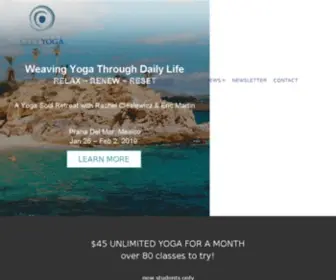 Centeredcityyoga.com(Centered City Yoga) Screenshot