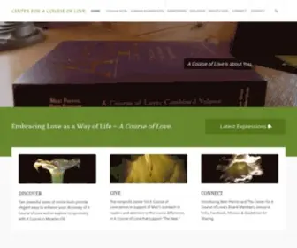 Centerforacourseoflove.org(The Center for A Course Of Love) Screenshot