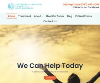 Centerforanxietydisorders.com(Center for Treatment of Anxiety & Mood Disorders Delray Beach) Screenshot