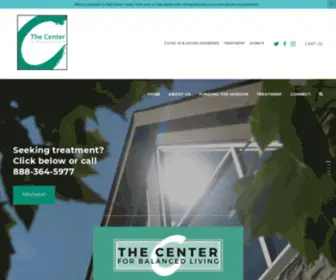 Centerforbalancedliving.org(The Center for Balanced Living) Screenshot