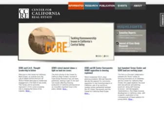 Centerforcaliforniarealestate.org(Center for California Real Estate) Screenshot