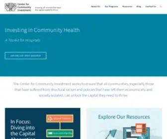 Centerforcommunityinvestment.org(The Center for Community Investment) Screenshot