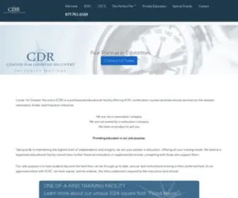 Centerfordisasterrecovery.com(Center for Disaster Recovery) Screenshot