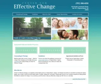 Centerforeffectivechange.com(Mental health practice) Screenshot