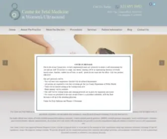 Centerforfetalmedicine.com(Center for Fetal Medicine) Screenshot