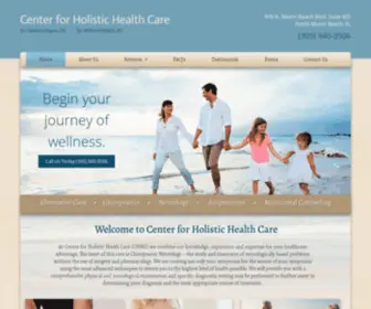 Centerforholistichealthcare.com(Center for Holistic Health Care) Screenshot