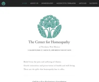 Centerforhomeopathy.com(The Center for Homeopathy) Screenshot