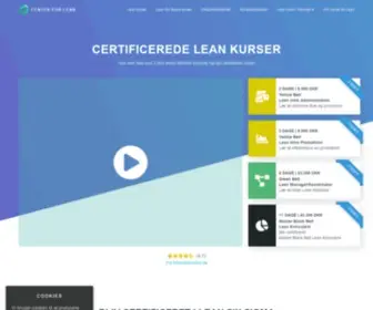 Centerforlean.dk(Center for Lean) Screenshot