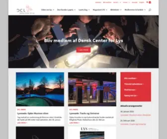 Centerforlys.dk(Dansk Center for Lys) Screenshot