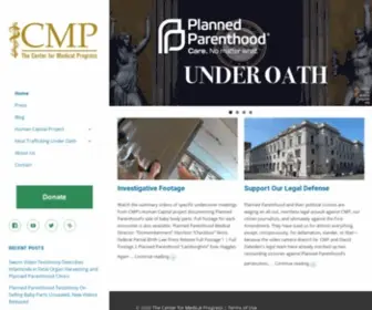 Centerformedicalprogress.org(The Center for Medical Progress) Screenshot