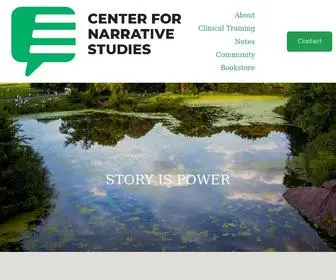 Centerfornarrativestudies.com(Center for Narrative Studies) Screenshot