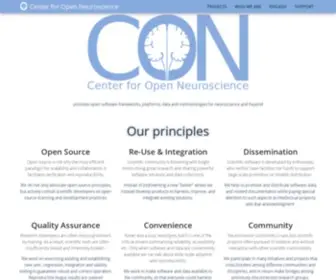 Centerforopenneuroscience.org(CON) Screenshot