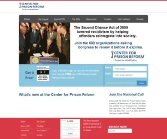 Centerforprisonreform.org(The Center for Prison Reform lobbies for prison reform so) Screenshot