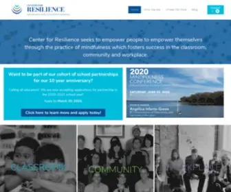 Centerforresilience.org(Center for Resilience) Screenshot
