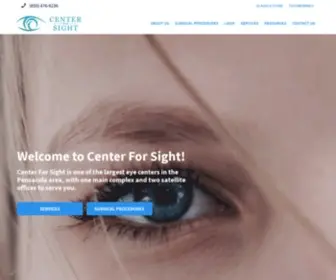 Centerforsight.org(Ultimate Eye Care) Screenshot