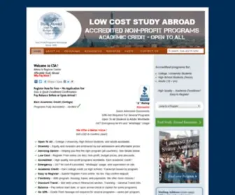 Centerforstudyabroad.com(Study Abroad) Screenshot