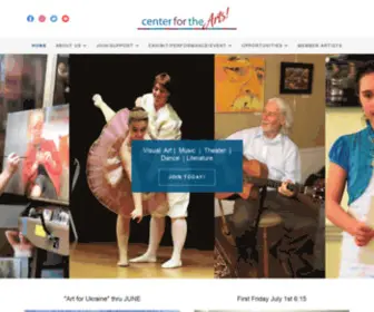 Centerfortheartsnh.org(Center for the Arts) Screenshot