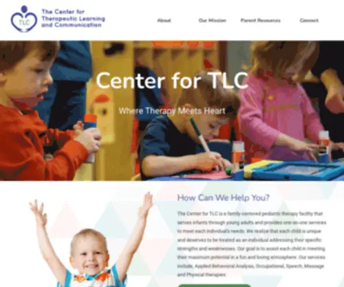 Centerfortlc.com(Center for TLC) Screenshot
