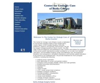 Centerforurologiccare.com(Center for Urologic Care of Berks County) Screenshot