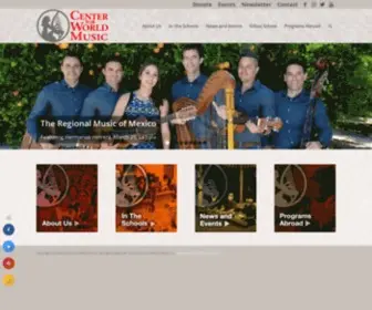 CenterforWorldmusic.org(The Center for World Music) Screenshot