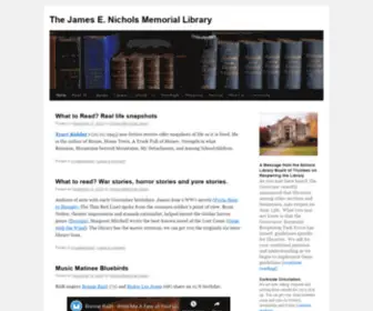 Centerharborlibrary.org(The James E) Screenshot