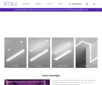 Centerlight.com(LED Linear Light Professionals) Screenshot
