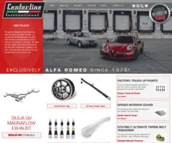 Centerlinealfa.com(Centerline International) Screenshot