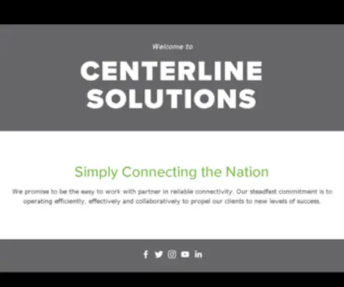 Centerlinesolutions.com(Advancing wireless networks) Screenshot