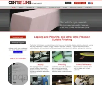 Centerlinetech-USA.com(Lapping and Polishing) Screenshot