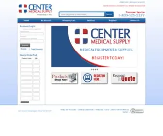 Centermedical.com(CareLinc MedSurg) Screenshot