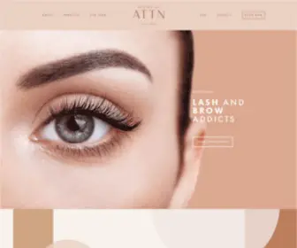 Centerofattentionco.com(Center of Attention Lash) Screenshot