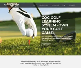 Centerofgravitygolf.com(The Best Way to Practice Golf) Screenshot