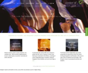 Centerofwonder.org(Center of Wonder) Screenshot