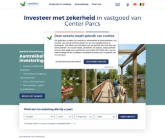 Centerparcs-Vastgoed.be(Centerparcs Vastgoed) Screenshot