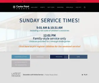 Centerpointchurch.com(Center Point Church) Screenshot