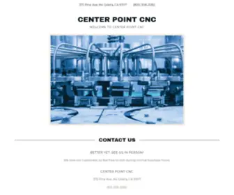 Centerpointcnc.com(Centerpointcnc) Screenshot