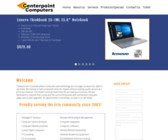 Centerpointcomputers.com(Centerpoint Computers) Screenshot