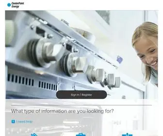 Centerpointenergy.com(CenterPoint Energy) Screenshot