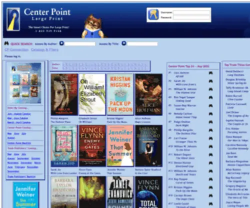 Centerpointlargeprint.com(Center Point Large Print) Screenshot