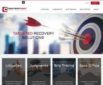 Centerpointls.com(CenterPoint Legal Solutions Provides Targeted Recovery Solutions) Screenshot