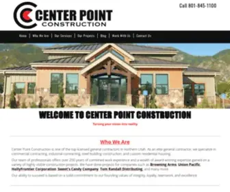 Centerpointut.com(Center Point Construction) Screenshot