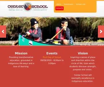 Centerschool.org(Nawayee Center School) Screenshot