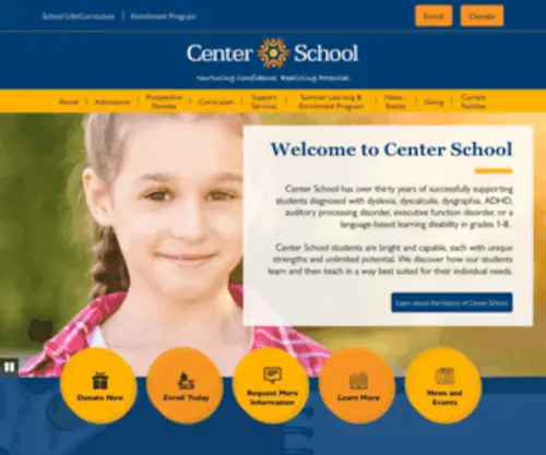 Centerschoolpa.org(Center School) Screenshot