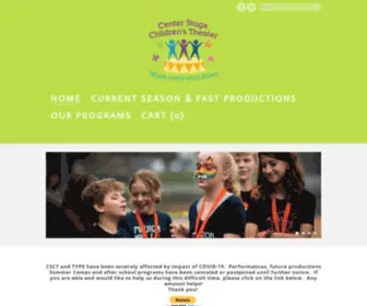 Centerstagechildrenstheater.org(Center Stage Children's Theater) Screenshot