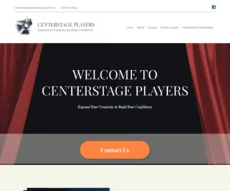 Centerstageplayersny.com(Centerstage Players) Screenshot